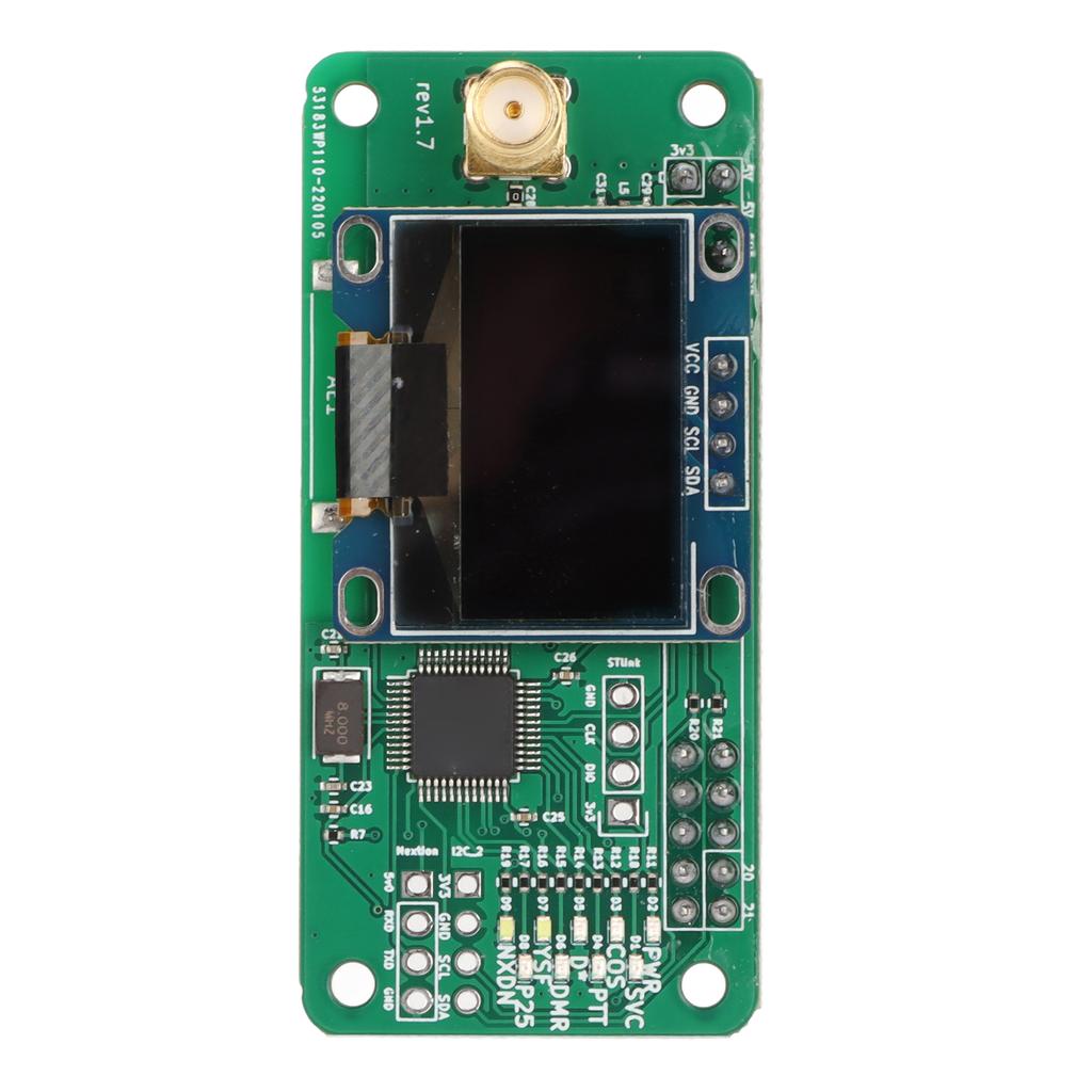 Комплект модуля точки доступа UHF VHF UV MMDVM с интерфейсом SMA и светодиодным дисплеем, плата точки доступа с антенной