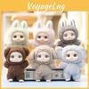 Bunny Soft Silicone Pendant With Plush Fill For Keyring And Kids Room Decor