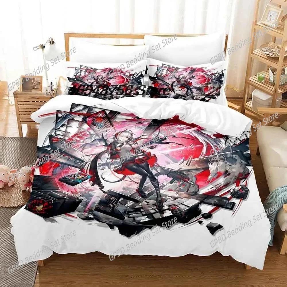 Comforter 3D Printing Game Arknights Bedding Set Bedroom Soft Modern S Comefortable Kids And