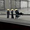 3 шт. 50 мм Смоляные Мини-фигурки Модель Древний Японский Ниндзя Китайский Воин Самурай Моделирование Крутая Миниатюрная Модель Автомобиля Украшения Подарки