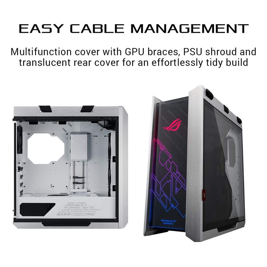 ASUS средний корпус из закаленного стекла ROG STRIX HELIOS CASE GX601 WHITE ATX EATX отечественный авторизованный дистрибьютор продукт / / /