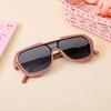 Oversized Stylish Sunshade Eywear Sunglasses for Children Uv400 Vintage Square Frame Eyeglasses Gafas De Sol Polarized Goggles