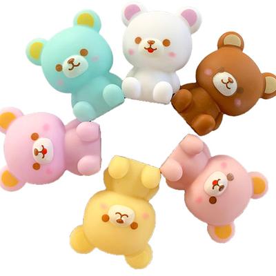 Игрушка для ванны Фигурка медведя Пукапука Пастель 6 видов x 1 шт. каждого набора из 6 штук для дома и дня рождения Игрушки Игрушки Куклы Фигурки Игрушки для ванной Игрушки