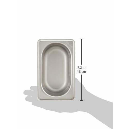 TKG Corporation Donnam Hotel Pan, 1/9 Scale, 65mm Deep, 18-8 Stainless Steel, AHTA031