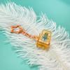 Новый DIY Брелок-клавиатура Fidget Брелок для ключей Кнопка с подсветкой Игрушка-кликер Для скоротания времени Колпачок клавиши Сжимаемая игрушка