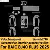 Для BAIC BJ40 PLUS 2025 Панель Экран Навигации Автомобильный Салон Защитная Пленка Наклейка Защита от Царапин Аксессуары