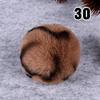 20 шт. Имитация кроличьего меха, шарики, ручной работы, украшение для одежды, сумки, искусственные пушистые, мягкие помпоны, разноцветные шарики для DIY брелока