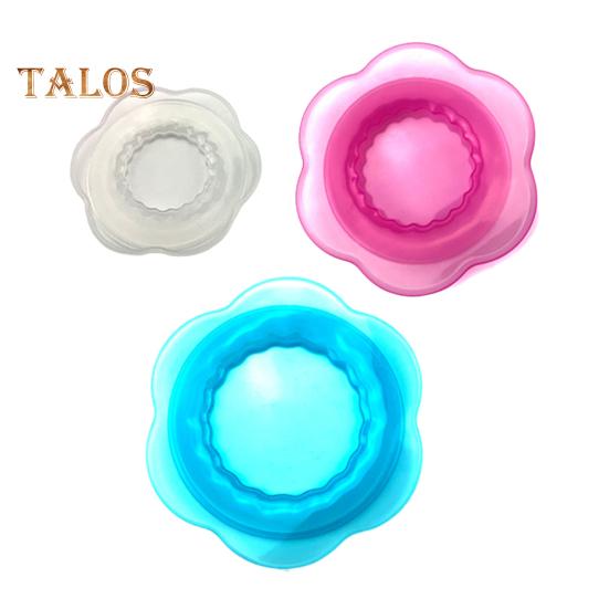 3/6 шт. Силиконовые эластичные крышки для хранения продуктов питания, многоразовые эластичные крышки для мисок, дизайн «лепесток», пищевая силиконовая крышка для микроволновой печи