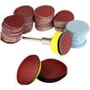 Pack of 60 100mm Sanding Discs, Water-Resistant Sanding Paper, Round, for Sanding Metal, Wood, and Metal Surfaces, Mixed Grit Abrasive Paper, 320, 600
