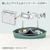 Kokuyo Pouch Pen Large A5 with Inner Oshikatsu Bag-in-Bag Case, Capacity, Size, Transparent, Case, Peep, F-VBF243-5