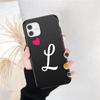 Чехол для телефона LUPWAY с надписью AZ Love Heart и рисунком для iPhone 12 Pro Mini 11 Pro X XR XS Max 7 8 Plus SE 2020, мягкая задняя крышка из ТПУ