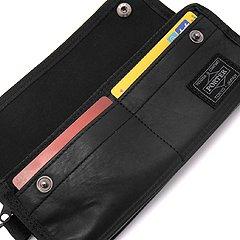 Кошелек Yoshida Bag Porter Long Wallet Porter Alf [Авторизованный дилер] 023-01083 (черный)