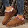 Women's Wool Slippers Warm Platform Wool Slipperswomen Slippers Women Sheepskin Slippers Women Shoes 36-43