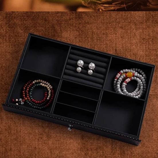 Коробка для часов, органайзер для солнцезащитных очков, большая вместимость, несколько отделений, дизайн окна, держатель для часов, подставка