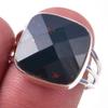 Natural Bloodstone Gemstone Handmade 925 Solid Sterling Silver Ring Size 8 H7a69