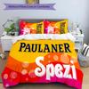 3pcs Spezi logo pattern bedding set duvet cover set includes duvet cover &pillowcases, perfect all season bedroom decoration & gift