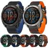 Быстросъемный кожаный силиконовый ремешок QuickFit 26 мм 22 мм для часов Garmin Fenix E 8 47 мм 51 мм 7X 7 6X 6 5 5X Plus/Epix Pro/TACTIX/Enduro 3
