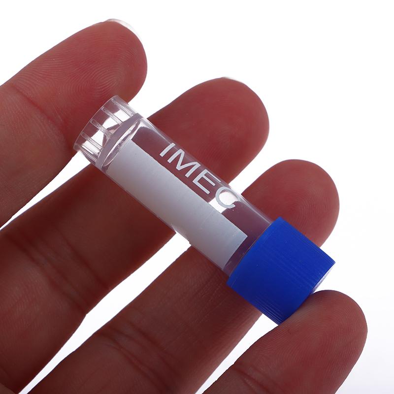 50Pcs 1.8Ml(2Ml) Plastic Graduated Cryovial Plastic Test Tube Freezing Tube Sample Cold Storage Tubes With Screw Cap