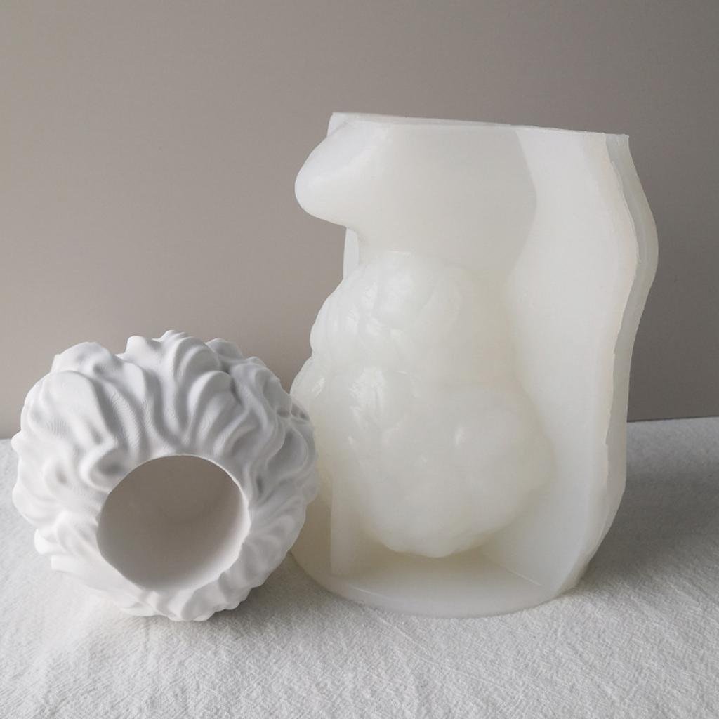 Антипригарная скульптура, держатель для ручек, силиконовая форма для цветочного горшка, инструмент для украшения своими руками, форма для суккулентов