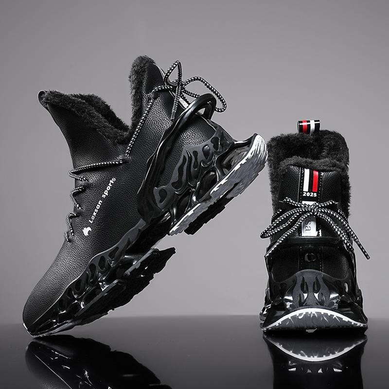 Men Boots New Winter Slippers Warm Men Shoes Waterproof Non-Slip Plush Sneakers Male Tenis Shoes Boots Men Sneakers Winter