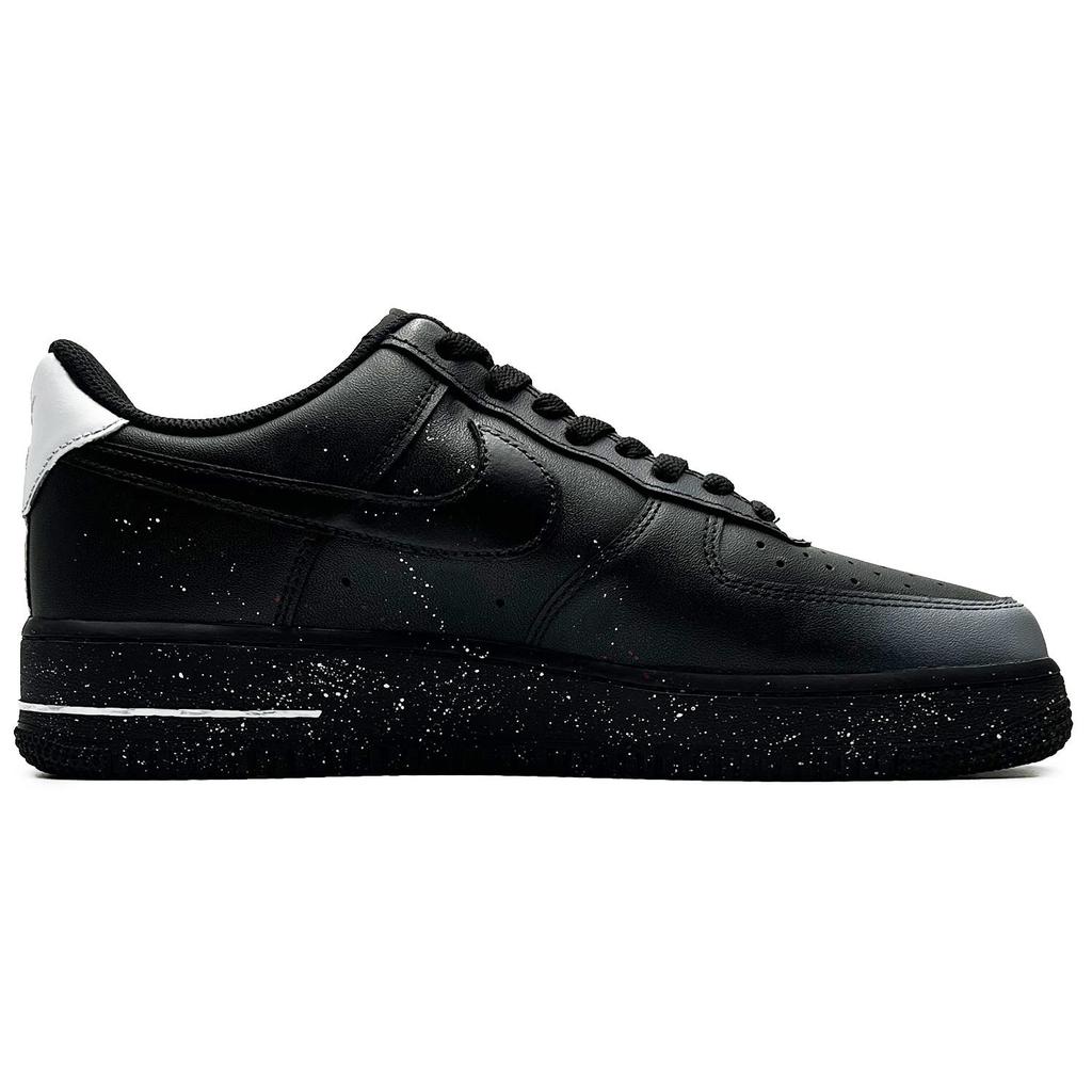 Nike Кроссовки Air Force 1 с покрытием, противоскользящие и износостойкие, низкие, для скейтбординга, женские, черные с белым, DD8959-001(Команда285-)