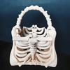 3D Printed Skeleton Bone Bag Halloween Gothic Skeleton Purse Spooky Ribcage Handbag Anatomical Dark Aesthetic Accessory