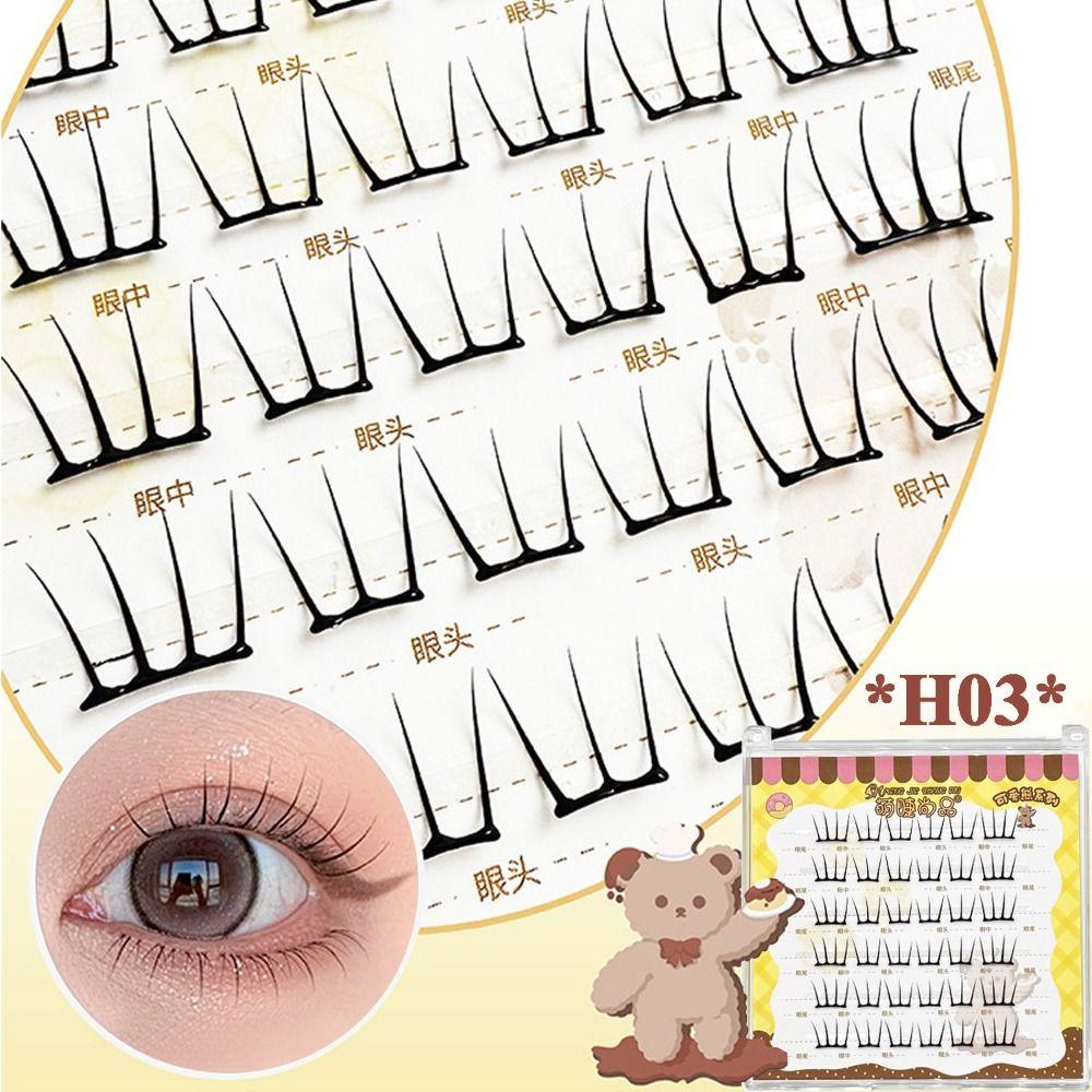 6-Row 3D Faux Mink Lash Natural Look Fake Eyelash Long Lasting False Eyelashes Personal Care