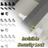 Self-adhesive Magnetic Child Lock Screw Fixed Invisible Magnetic Locks  Child Safety