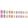European & American Minimalist Solid Color High-End Rainbow Candy Wearable Nails