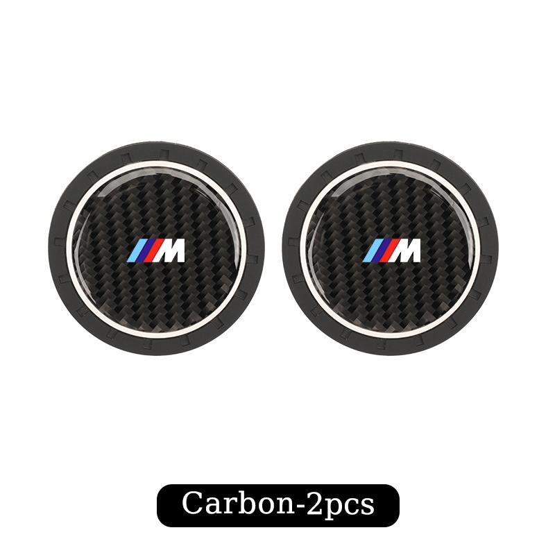 2025 Горячие 2 шт. Коврик-подставка под стакан для воды в салон автомобиля Водонепроницаемая накладка Для BMW M Performance Серии 1 2 3 4 5 7 X2 X3 X4 X5 X6 X7 M2 M3