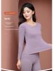 Комплект термобелья из шёлка и шерсти 2024 года: Женские бархатные бесшовные согревающие брюки Plus Velvet и мужские бесшовные согревающие брюки Plus Velvet