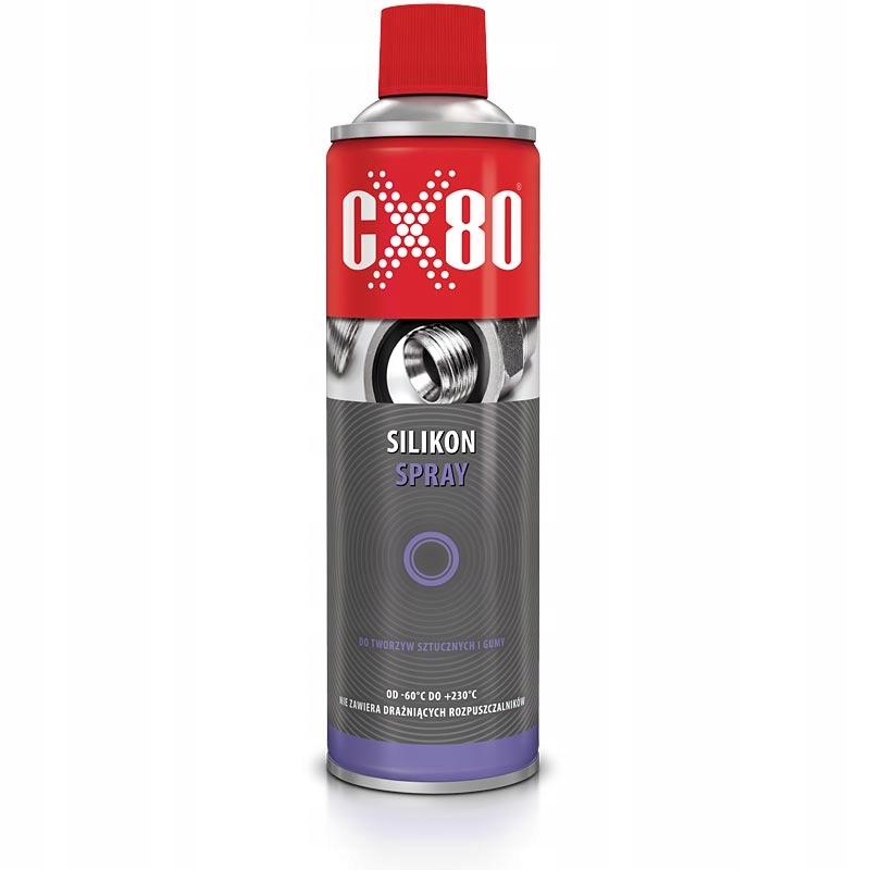 Cx80 Silikon W Sprayu Do Wanny Prysznica Uszczelek Gumy Nlgi 500Ml