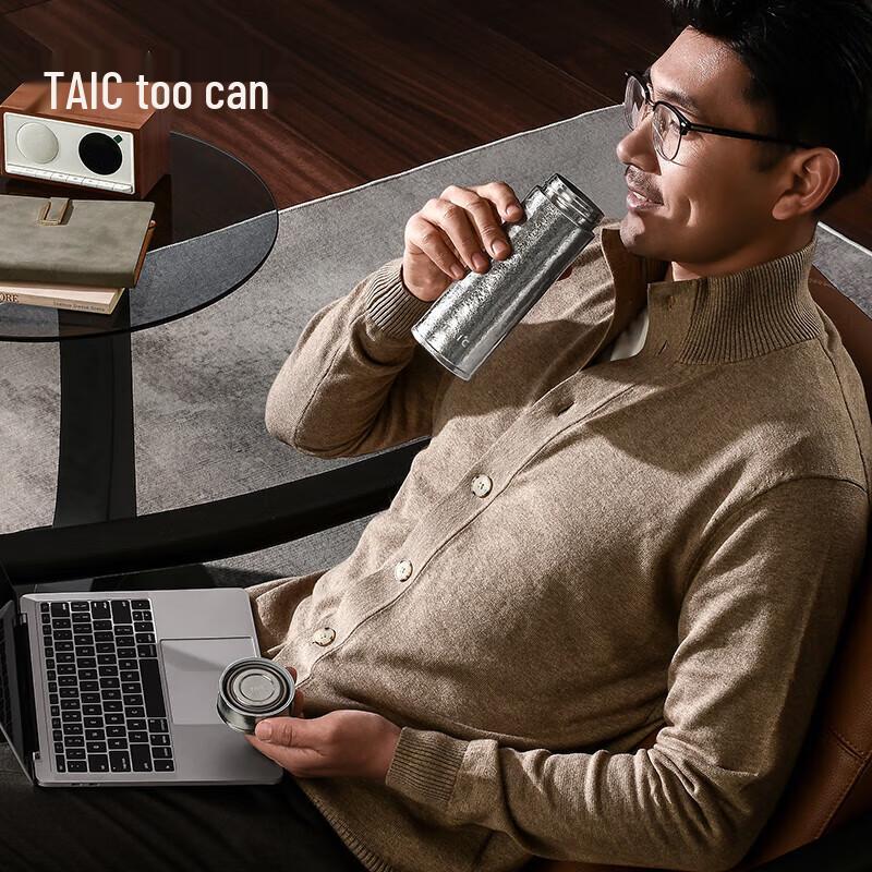 TAIC Pro Титановая термобутылка для воды с ситечком для чая