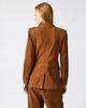 Handmade Stylish Casual Women's Brown Genuine Soft Suede Leather Blazer Formal