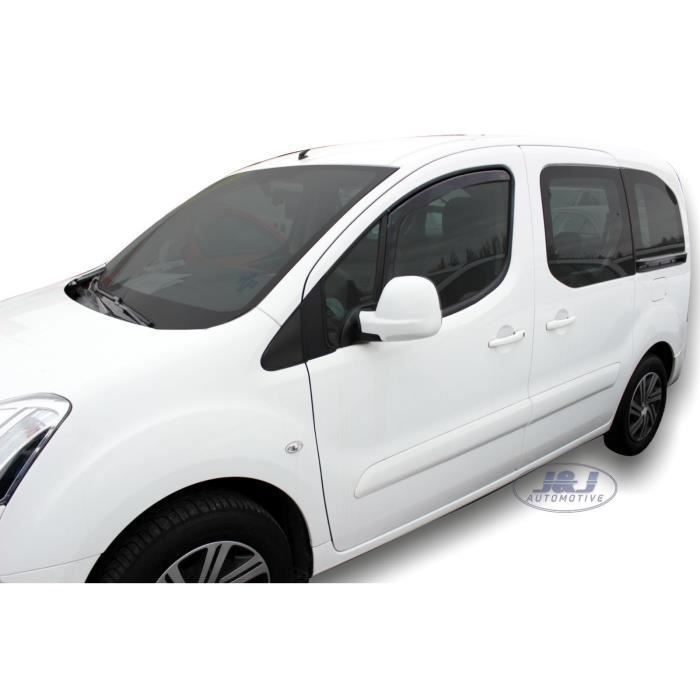 Déflecteurs D'air - J&J AUTOMOTIVE - Heko - Fumé - Acrylique Renforcé - Installation Facile