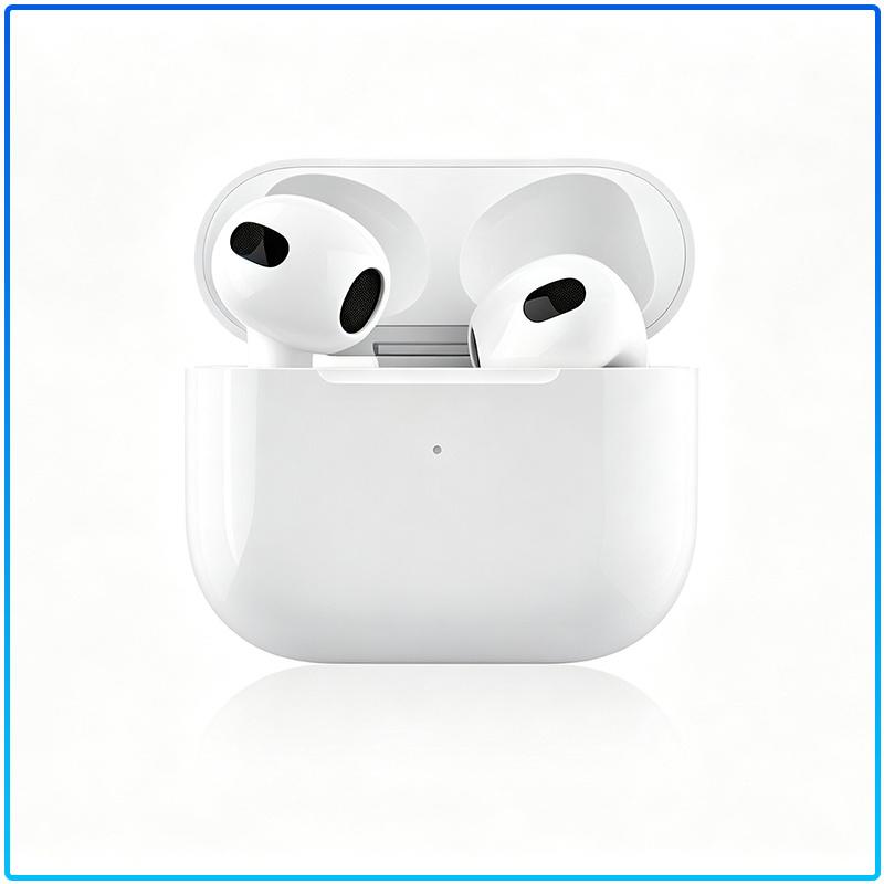 Беспроводные Bluetooth-наушники AirPods 3 Тип с одним касанием для сопряжения Чехол для зарядки Type-C Объемный стереозвук Легкий комфортный гарнитура