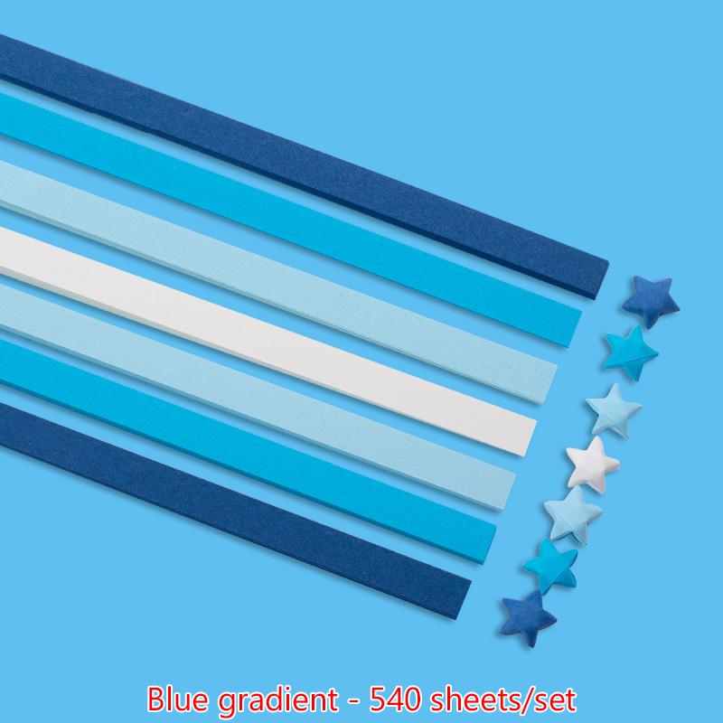 540 листов бумаги для оригами, звезды, красочная складная бумага, счастливая звезда, оригами, звезды, бумажные полоски для рукоделия, бумажное искусство, ремесла
