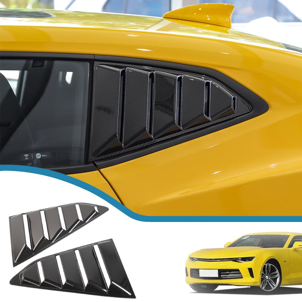 Боковые жалюзи заднего окна автомобиля Декоративные наклейки для Chevrolet Camaro 2017 2018 Экстерьер