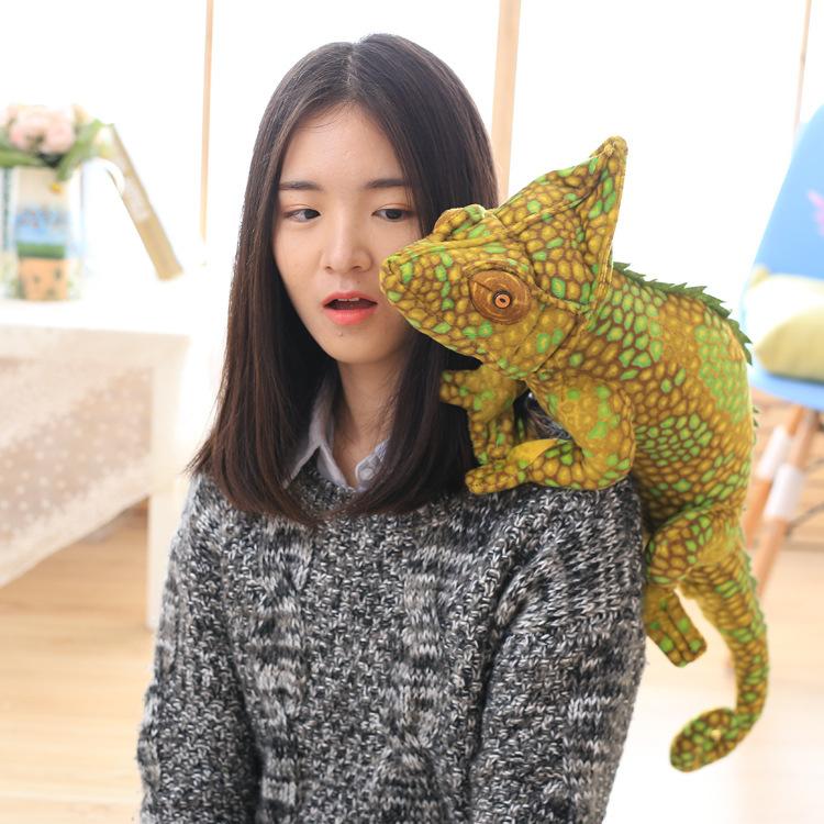Simulation Chameleon Plush Doll Lizard Doll Cloth Doll Cold Blooded Animal Reptile Doll Wholesale