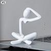 1/4PCS Nordic Light Luxury Style Abstract Figure Home Decoration Ornaments  Sitting Posture Statue Crafts Desktop Decor Artworks