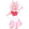 Sailor Moon Cosplay Costume Set Made of Shrinkable Fabric Like a Leotard Type Sailor Chibi Moon Chibiusa M Size [Fujitatsu] One-piece ISHO-18MCHIBIUSA