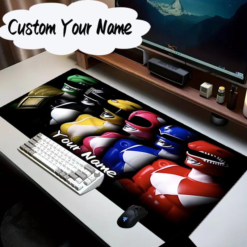 Custom Name Mouse pad Rangers Team-up Mouse Pad Desk Mat, Non-Slip Rubber Backer Pad For Computer Notebook Gaming Mouse Pad Birthday Gift