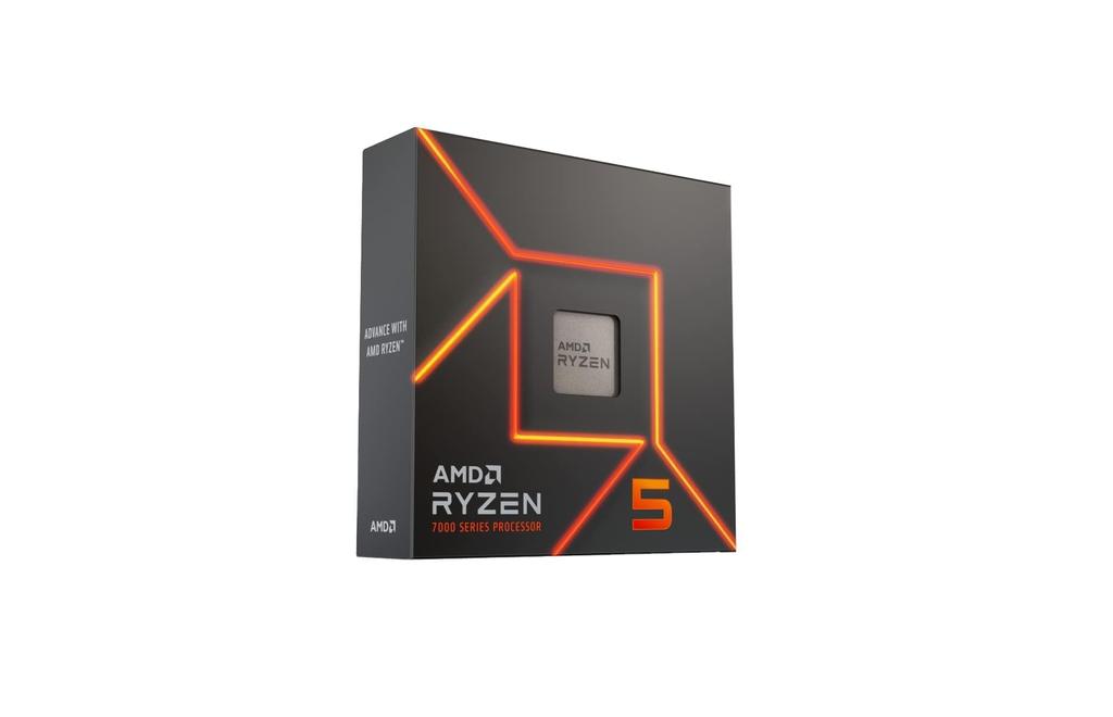 AMD Ryzen 5 7600X Box Cooler 6 Cores 12 Threads 105W / 4.7GHz(Boost5.3GHz) 100-100000593WOF