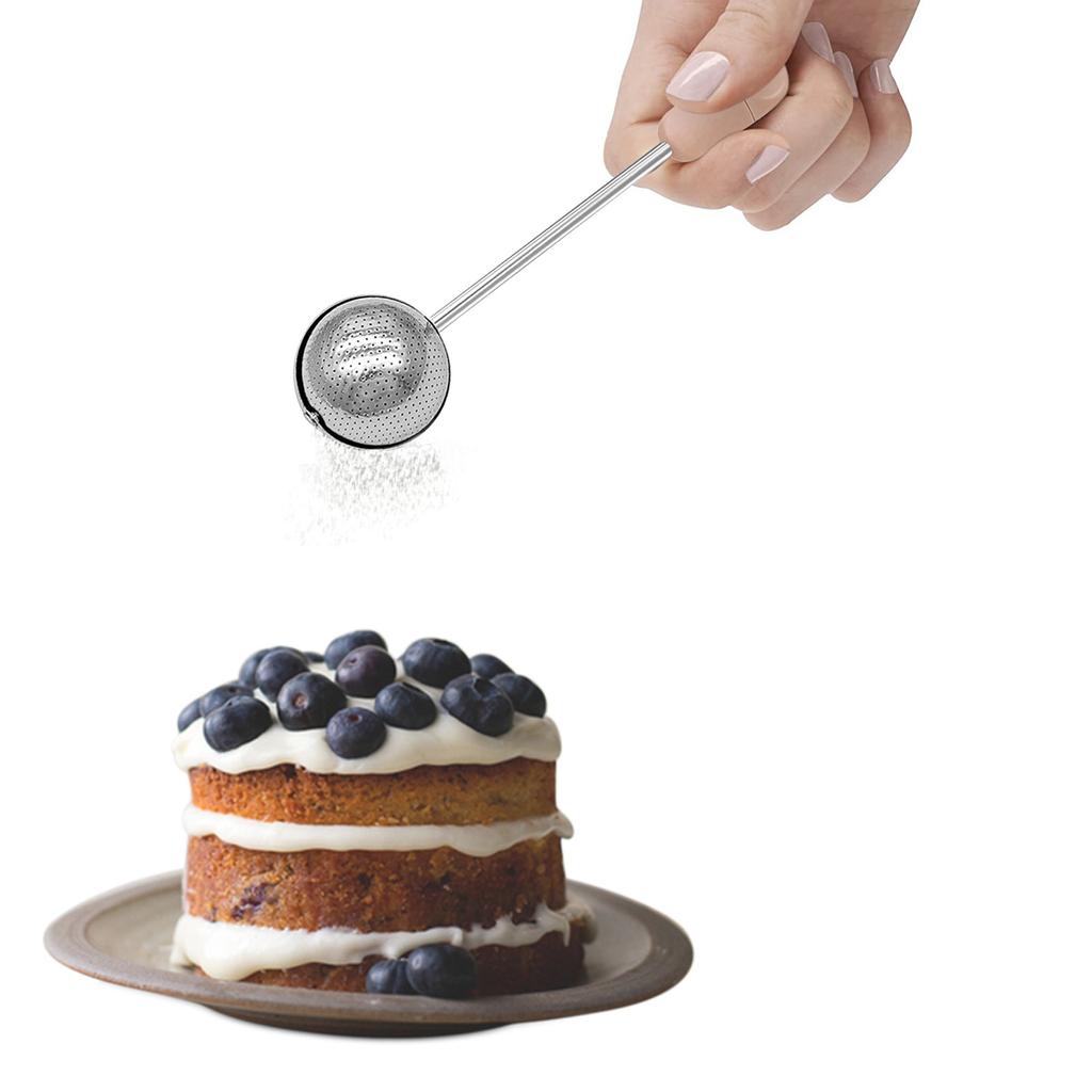 Baker’s Dusting Wand for Sugar Flour And Spices Stainless Steel Flour Spoon Sugar Powder Spoon