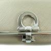 Excellent Salvatore Ferragamo Key holder  Champagne Gold leather Women 224627 Used