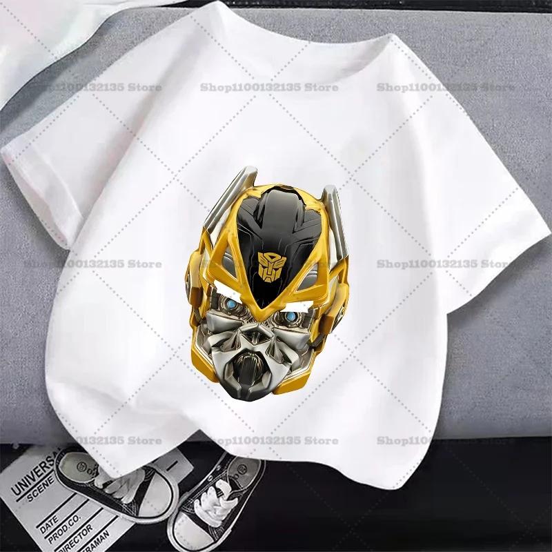 Transformers Kid Clothes Girl Boy Summer TShirt Baby Combination Tees Shirts Kawaii Kid Casual Clothes Girl Boys Harajuku Tops