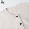 Женский жилет с пуговицами, жаккардовый узор Fair Isle