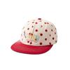 Embroidered Letters Polka Dot Baseball Cap Puppy Footprints Peaked Caps  Daily