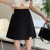 2024 Autumn/Winter Plus-Size High Waist Anti-Exposure Short Black Slim Skirt