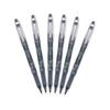 Pilot Precise Gel Ink Ballpoint Pen Extra Fine Black Ink 6 Pieces P-500